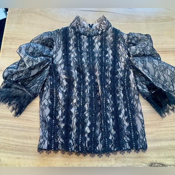 Alice + Olivia Black Lace Blouse. Like New!
Simply beautiful - Picture 4 of 7